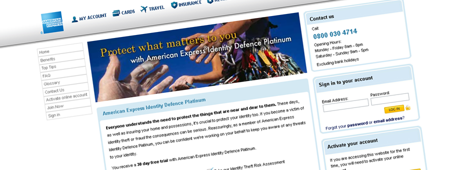 American Express Identity Defence Platinum